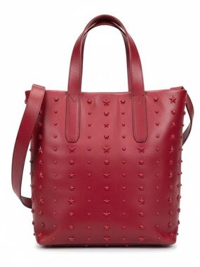 Jimmy Choo ✨ Star Stud Tote ❤️ Leather Crossbody